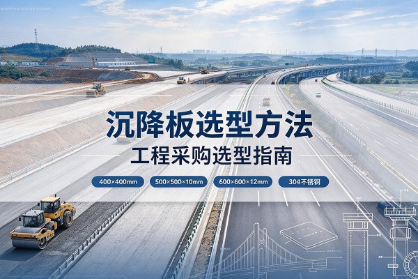 宣汉沉降板选择方法