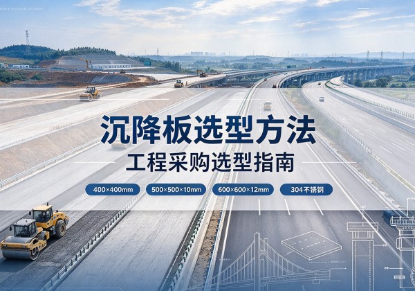 宣汉沉降板选择方法